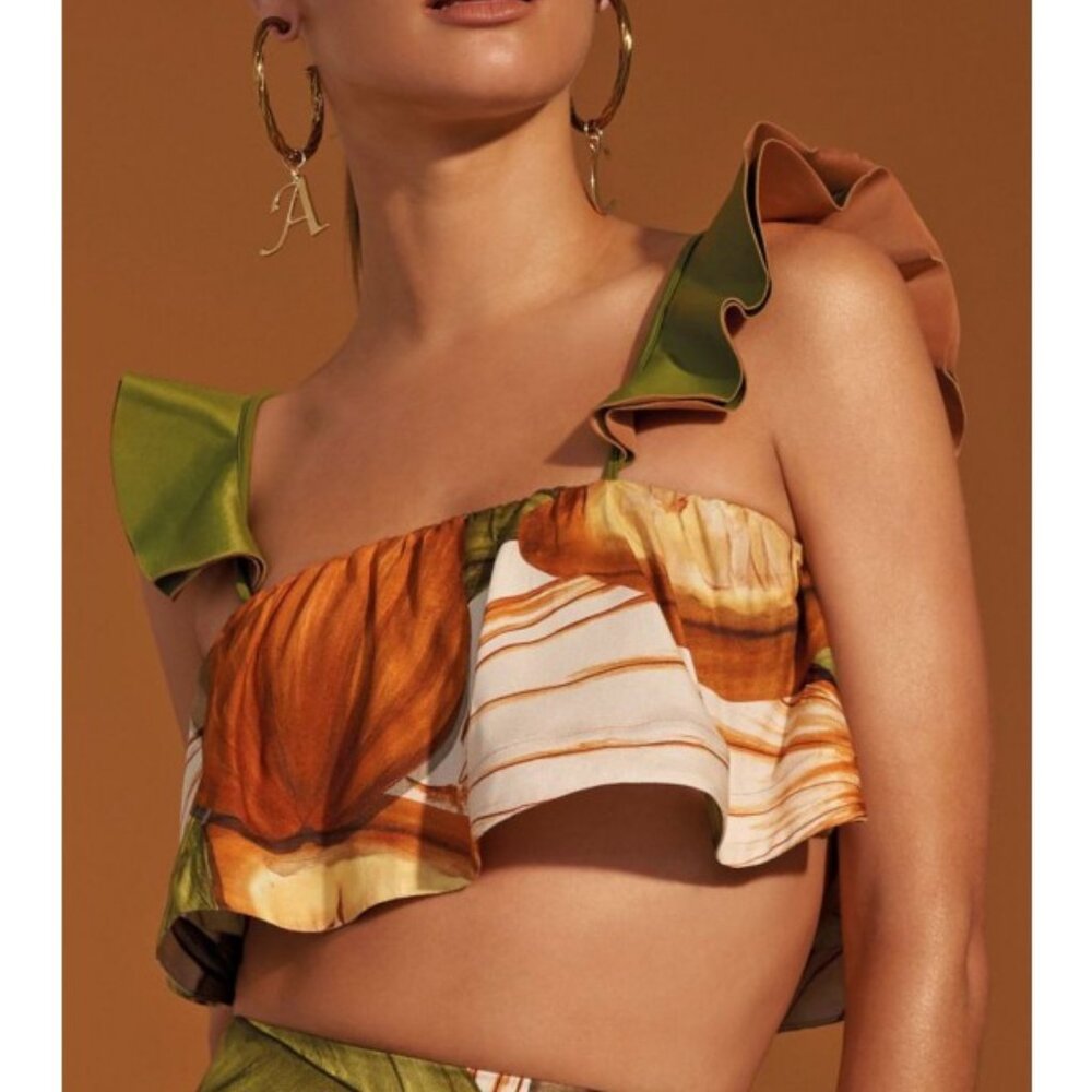 agua de coco swimwear top - XS